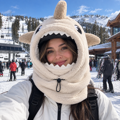 Chompski Shark Ski Hood
