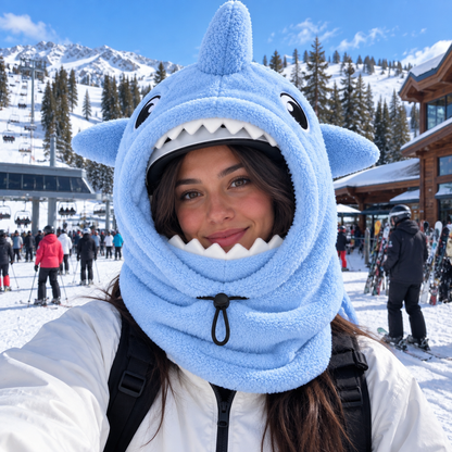 Chompski Shark Ski Hood