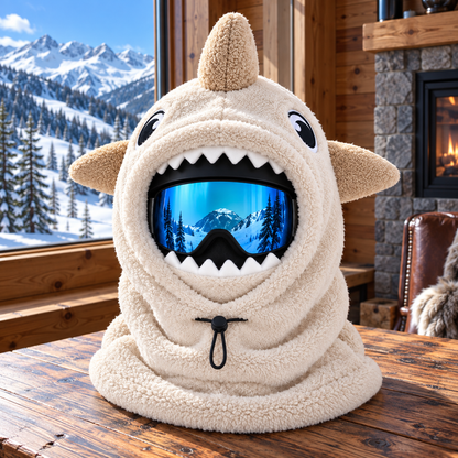 Chompski Shark Ski Hood