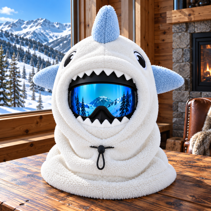 Chompski Shark Ski Hood